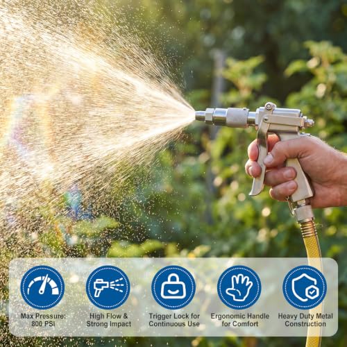 1 Pcs 1/2" NPT Spray Gun Sprayer 800 PSI High Pressure
