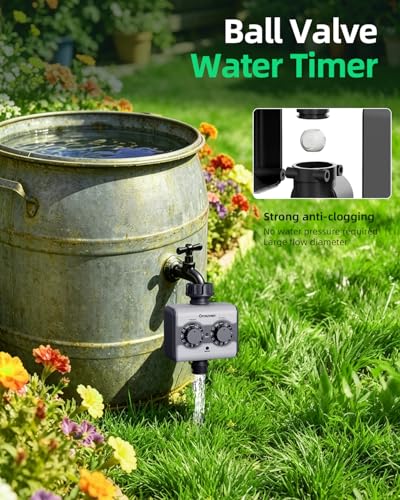 Sprinkler Timer Brass Inlet Ball Valve Water Timer - style: Analog 1 Outlet