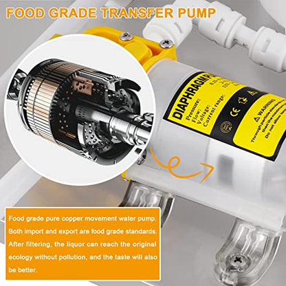 JIAWANSHUN 10 Inch Stainless Steel Liquor Filter System, Brewing Equipment