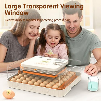 Egg Incubator 56 Eggs Incubators for Hatching Eggs with Auto Egg Turner for Chicken Duck Goose Eggs - size: 56 chicken eggs
