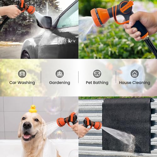 Giraffe Tools Garden Hose 100FT Lightweight Lay Flat Water Hose - size: 100FT