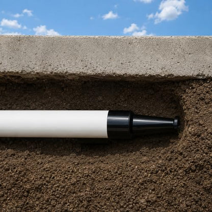 4 Set Walkway Tunnel Kit, Under Sidewalk Boring Tool for 3/4 Inches Pipe - color: 4 Set