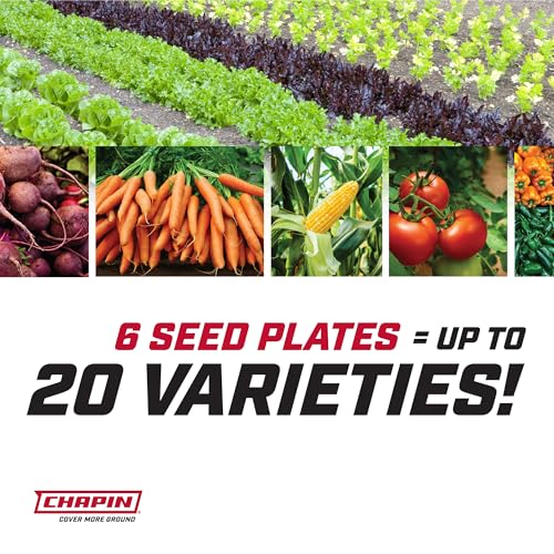 CHAPIN 8701B Push Garden Seeder for Row Planting, 20 Seed Varieties - style: Seed Planter