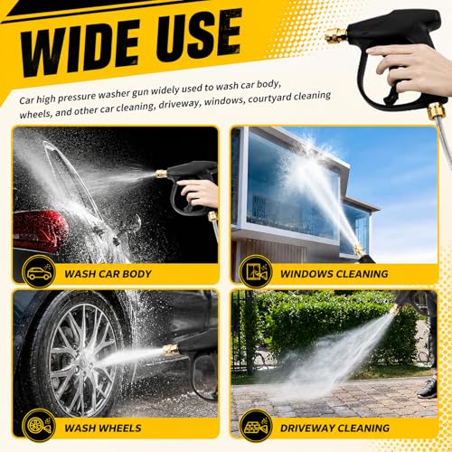 High-Pressure Car Short Pressure Washer Gun,Stubby Pressure Washer Gun