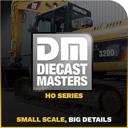 1:87 Caterpillar 320D L Hydraulic Excavator with Multiple Work Tools (Clean Up Bucket, Grapple, Hammer, and Multi Processor) - 85652 - High Line Series by Diecast Masters