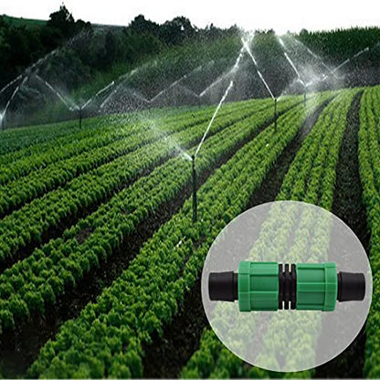 8PCS Drip Irrigation Straight Fittings Universal Barbed Locking Butt - color: Butt Connectors