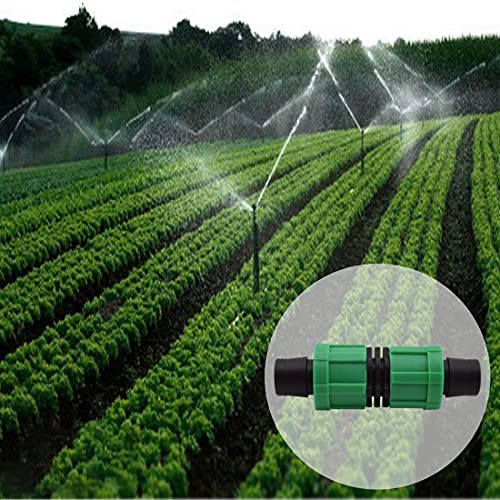 8PCS Drip Irrigation Straight Fittings Universal Barbed Locking Butt - color: Butt Connectors