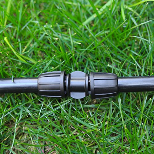 10 Pack 1/2 inch Irrigation Fittings Coupling Connectors Anti-Drip - size: 1/2 inch Coupling
