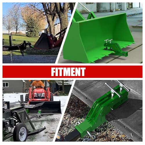 Tractor Bucket Receiver 2 inch 1PC Green - color: green