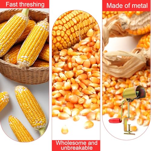 2Pcs Manual Hand Crank Corn Thresher Sheller - color: 2Pcs