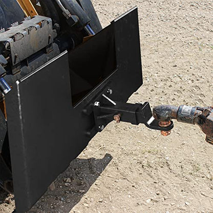 YINTATECH 3000lbs Skid Steer Attachment Plate 3/8" Skid Steer Hitch Plate