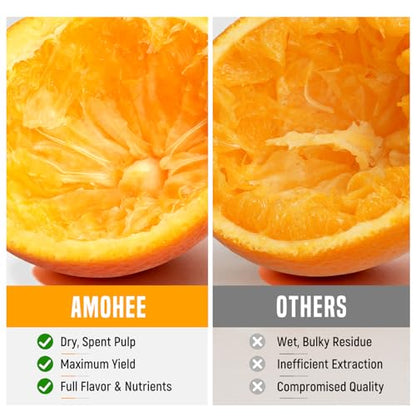 Manual Juicer,Stainless Steel Countertop Juice Press for Citrus