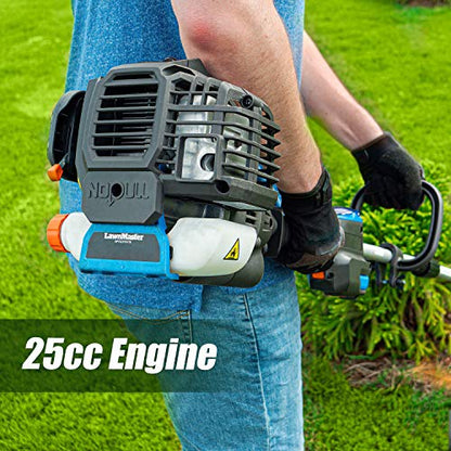 LawnMaster No-Pull 25cc 2 Cycle Engine 17'' Grass Trimmer, NPTGSP2517A - style: Straight Shaft 25CC 17Inch