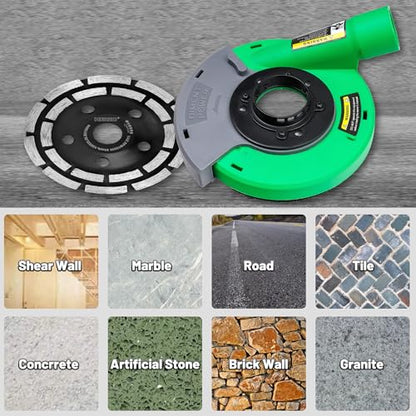 Dust Shroud for Angle Grinder 4/4.5/5 inch Universal Surface Grinding Shroud (125MM) - style: Angle Grinder Dust Shroud