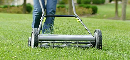 Earthwise 2001-20EW 20-Inch 5-Blade Push Reel Lawn Mower, Grey - size: 20", 5-blade