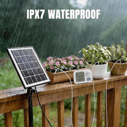 Raddy WS-74 Solar Drip Irrigation Kit, Smart App Control System