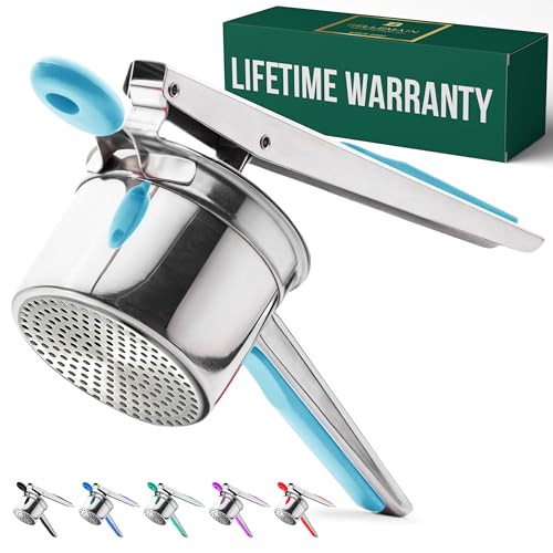 Bellemain Stainless Steel Potato Ricer Mashed Potato Masher - Blue - color: Blue