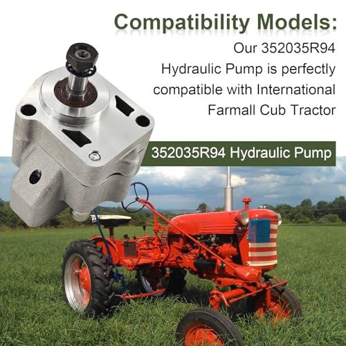 352038R1 Hydraulic Pump Fit for International Farmall Cub Tractor