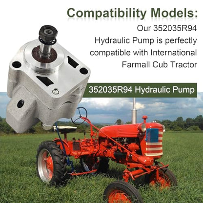 352038R1 Hydraulic Pump Fit for International Farmall Cub Tractor