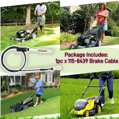 115-8439 Blade Brake Cable for Toro 22 inch Recycler Lawn Mower - size: 115-8439