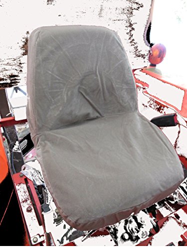 Durafit Seat Covers, for Kubota B2320,B2620,B2920,B3200,B7410,B7510,B7610,B7800,BX1850,BX2350,BX24,BX25,M5640,L2501,L3240,L3940,L4240,L5040,L5240,L5740,BX2370,BX1880 Tractors in Gray Velour - color: V7 Gray Velour