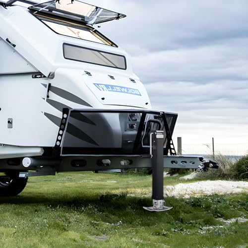 VEVOR 8000lbs Heavy-Duty Square Direct Weld on RV Jack, 15-1/4 Inches Lift, Adjustable Drop Leg, for Lifting RV, Horse, Utility, Yacht Trailers, TJD-7000S - size: 8000lbs (15-1/4 inch Stroke)