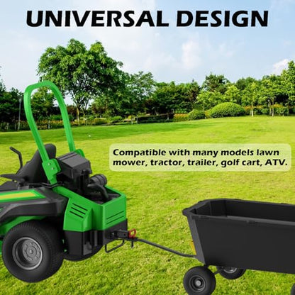 Upgraded Zero Turn Lawn Mower Hitch with 2" Receiver, 6mm Thicker Heavy Duty Steel Bolt On Trailer Hitch Receivers, Compatible with Many Models Lawn Mower, Tractor, Trailer, Golf Cart, ATV Etc. - size: 2 Inch Lawn Mower Hitch