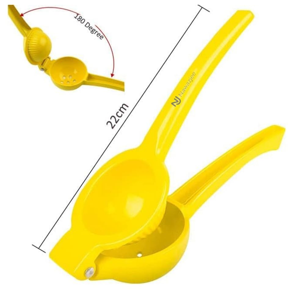 Lemon Squeezer Orange Juice Extractor Juicer Handheld Heavy Duty Sturdy Squeezer Lime Press Squeezer Seed Catcher Manual Hand Juicer Citrus Press Easy to Use Effortless