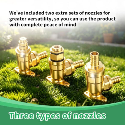Upgrade Boomless Sprayer Nozzle ATV Compatible with Lawn, Farm and Garden
