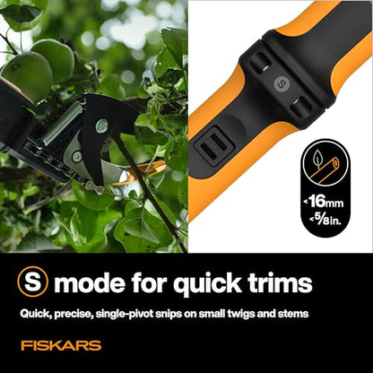 Fiskars 7-13 Ft DualAction Extendable Pole Pruner, Telescoping Tree Pruner - style: 7-13 ft DualAction
