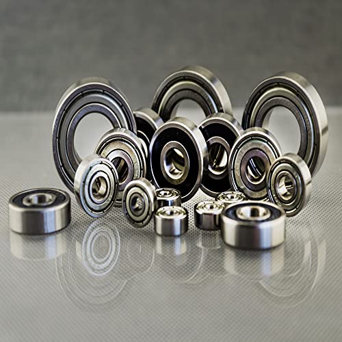 uxcell 6800-2RS Deep Groove Ball Bearing Double Sealed 1180800, 10mm x 19mm x 5mm Carbon Steel Bearings (Pack of 10) - size: 10mmx19mmx5mm