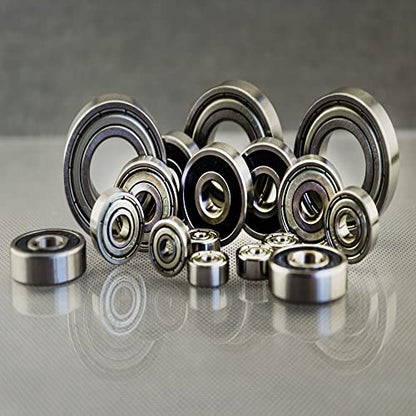 uxcell 6800-2RS Deep Groove Ball Bearing Double Sealed 1180800, 10mm x 19mm x 5mm Carbon Steel Bearings (Pack of 10) - size: 10mmx19mmx5mm