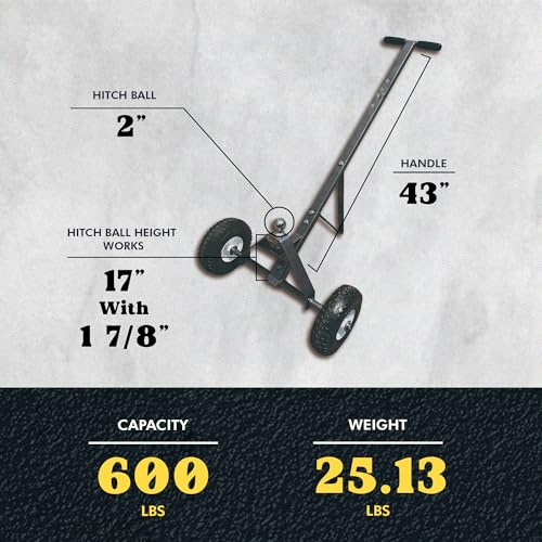 Tow Tuff TMD-600DP - Boat Utility Trailers - 600 lb Trailer Dolly - size: 600 lb