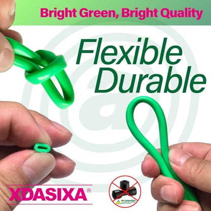 1/4" Drip Irrigation Tubing 300ft, Flexible UV-Resistant Garden Hose for DIY Irrigation Systems, Hydroponics, Greenhouse & Outdoor Watering, Lightweight Misting Tubing (Green) - size: 300 FT