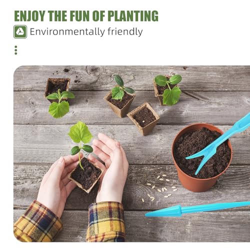 240 Cells Biodegradable Seedling Starter Trays, 20 Pack Plant Starter Kit - size: 240 Cells, 20 Packs