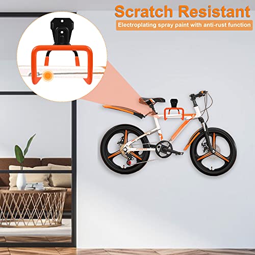 2pcs Hose Organizer Metal Hose Hangers for Outside Heavy Duty Hose Hook - color: 2pcs Orange