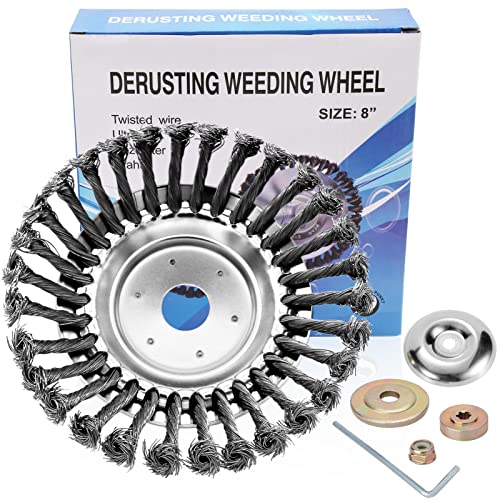 8 Inch Unbreakable Wired Trimmer Blade, Steel Wire Trimmer Head - size: 8 inch