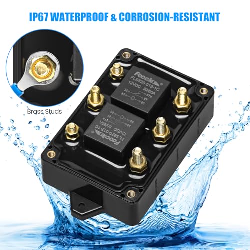 12V Forward and Reverse Relay Module Reliable Motor Control for Tarp Systems, Hoists, Winches, and More – Bidirectional Switch for AC/DC Motors