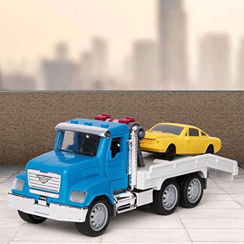 Driven by Battat – 7-Inch Tow Truck Toy with Lights & Sounds, Movable Parts, City Vehicle for Boys & Girls, Durable Design, Realistic Details, 3+ Years Toy for Kids - style: Tow Truck