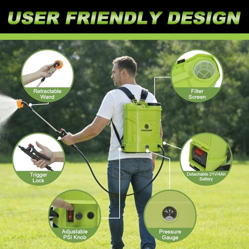 3.2 Gal Battery Backpack Sprayer, Compatible with Makita 21V - color: 3.2 Gal Backpack Sprayer