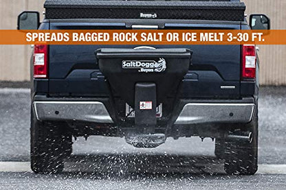 Buyers Products TGS02 SaltDogg Tailgate Salt Spreader, Made In The USA, 4.0 cu ft/300lbs Capacity, Horizontal Auger Feed, Salt Spreader For Residential & Light Commercial Work