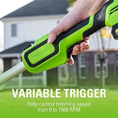 Greenworks 24V 13 in Cordless String Trimmer, 4.0 Ah Battery - size: 13" Cordless Gen 2 (Battery + Charger)