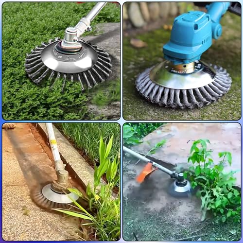CZS 10 Inch Unbreakable Wired Trimmer Blade, Steel Wire Cutter Trimmer Head - size: 10 Inch