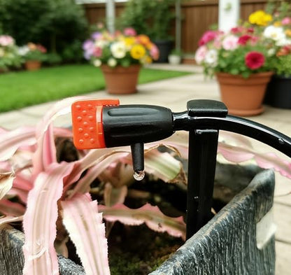 1/4" Drip Irrigation Dripper for Garden Plants Irrigation System,30 Pack - color: 30pcs Adjustable Drippers