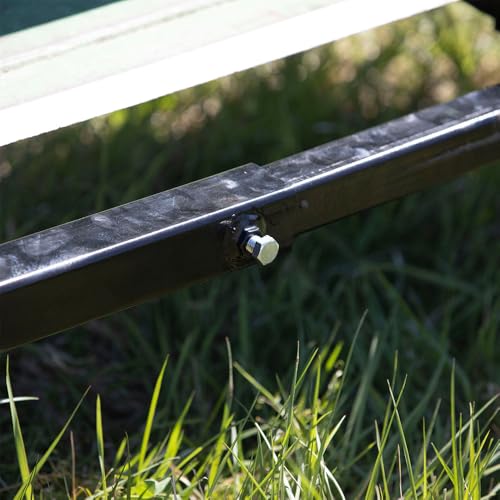Titan Attachments Medium-Duty Stabilizer Spreader Bar for 4" x 2" Clamp-On Forks, 19.5-36 Adjustable Width, Fork Stabilizer for Tractor Skid Steer Bucket Attachment