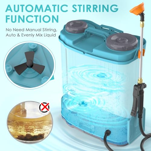 Seeutek Battery Powered Backpack Sprayer 4.2 Gallon
