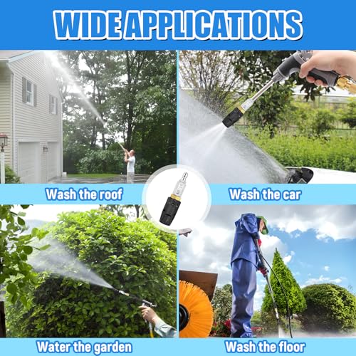 Adjustable Downstream Soft Wash Nozzle, for Pressure Washer 3-7 GPM