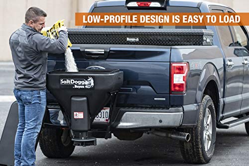 Buyers Products TGS02 SaltDogg Tailgate Salt Spreader, Made In The USA, 4.0 cu ft/300lbs Capacity, Horizontal Auger Feed, Salt Spreader For Residential & Light Commercial Work