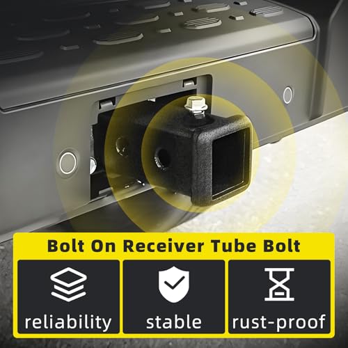 Flylin Trailer Hitch Adapter, for Bolt-On 2" Receiver Tube