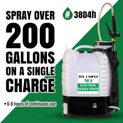 M4 Battery Powered Backpack Sprayer - 20V Dewalt Battery Compatible - size: M4 Dewalt Compatible